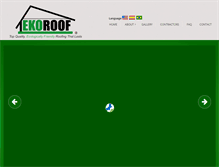 Tablet Screenshot of ekoroof.com